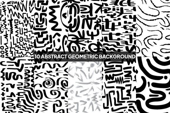 Abstract Geometry Background Patterns: A Versatile Design Resource for Modern Projects