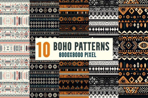 Boho Ethnic Patterns,ethnic Hippies,ikat