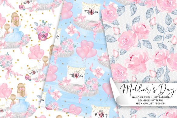 Expressing Mom Love with Mother’s Day Seamless Patterns