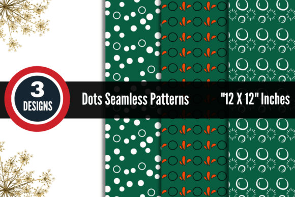 Green and White Seamless Patterns: A Versatile Tool for Creative and Professional Workflows