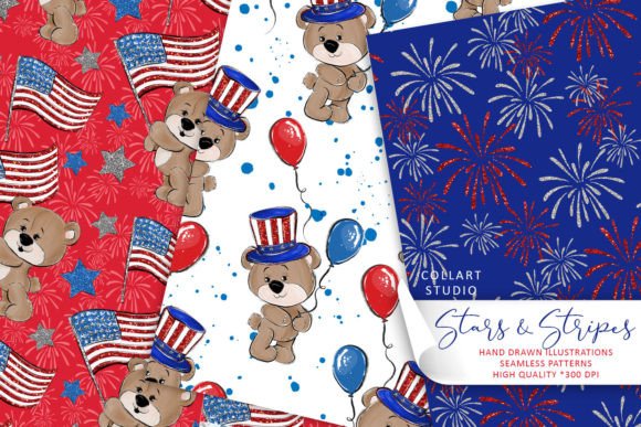 Independence Day Patriotic Patterns