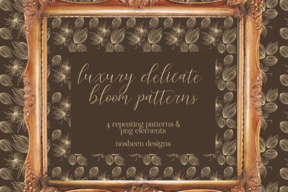 Luxury Delicate Bloom Repeating Patterns
