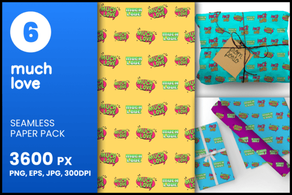 Much Love Seamless Patterns