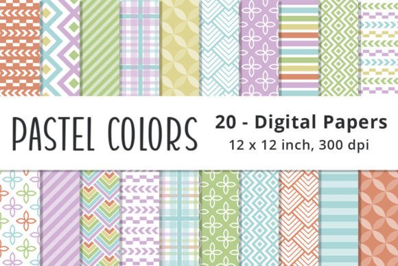 Pastel Spring Digital Papers