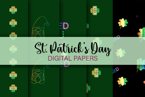 St Patricks Day Rainbow Color Patterns: A Creative Asset for Designers and Marketers