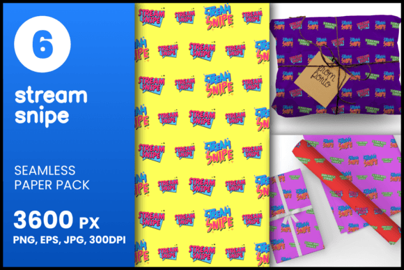 Stream Snipe Seamless Patterns