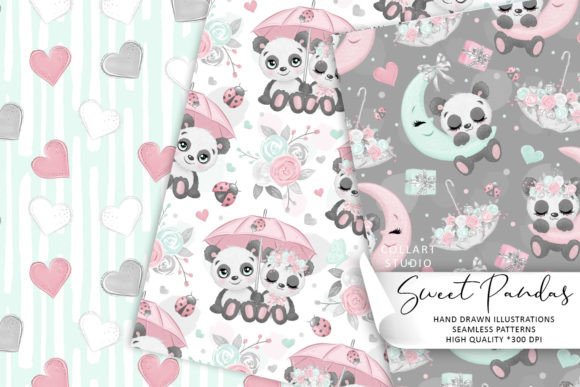 Sweet Pandas, Cute Dog Patterns, Panda: A Creative Resource for Artists and Designers